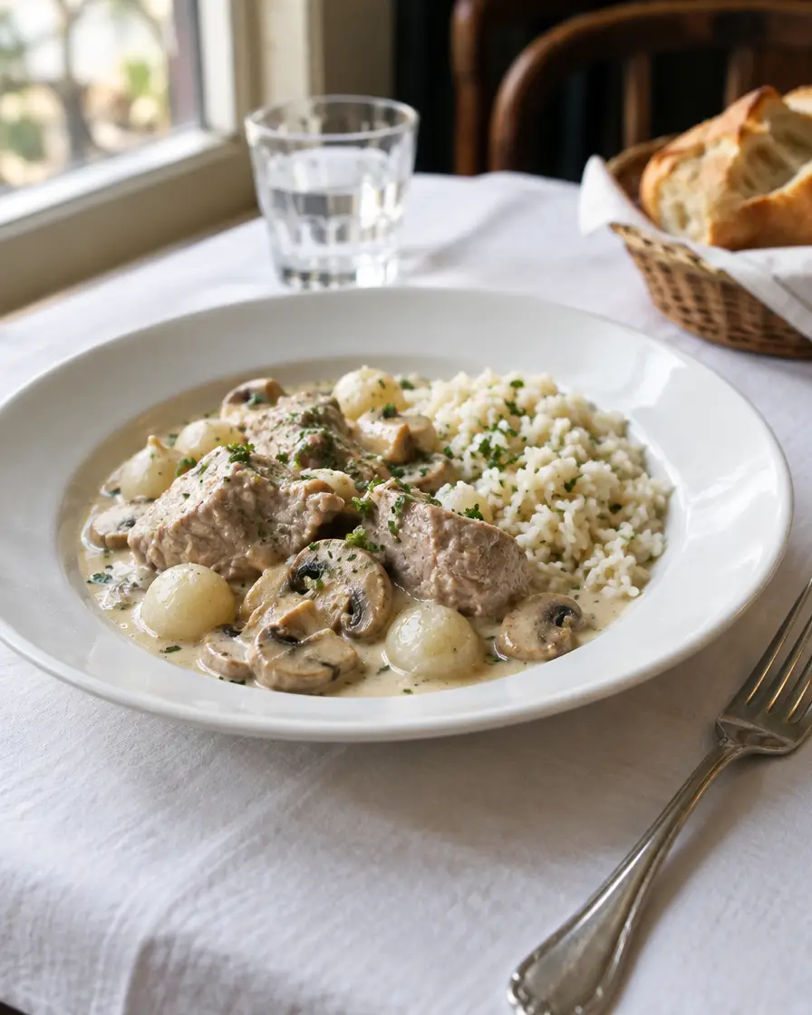 La blanquette. Notre madeleine.